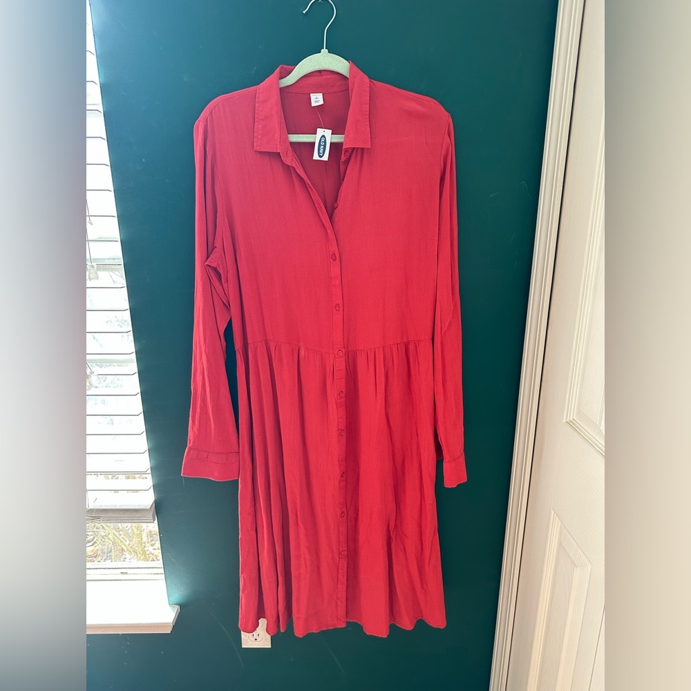 Old Navy Long Sleeved Dress Size L tall NWT